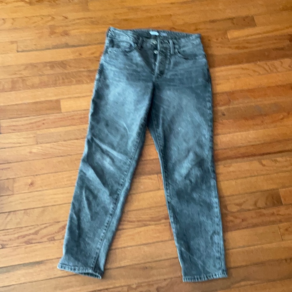 Old Navy OG straight leg gray/black jeans